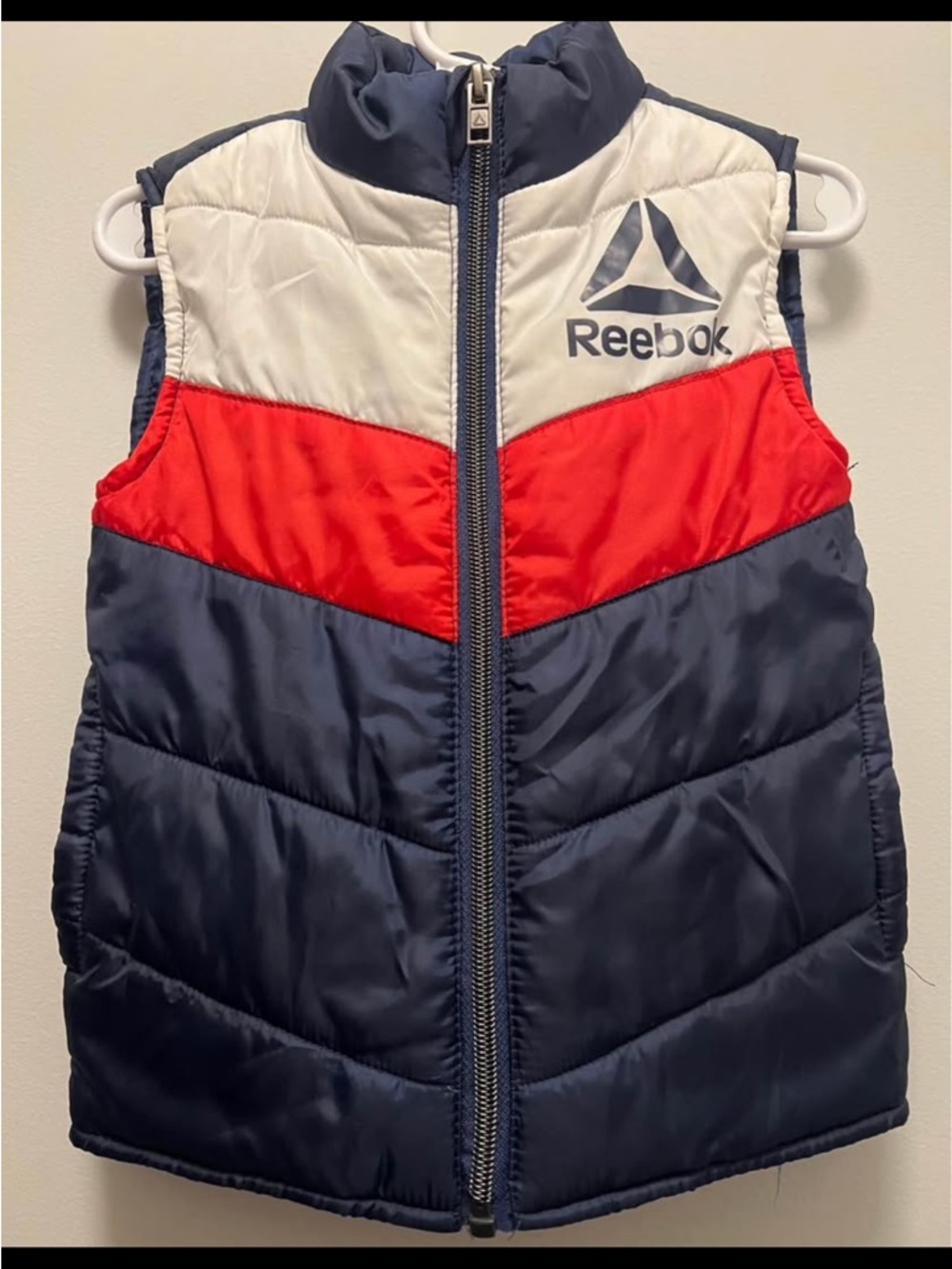 Reebok Toddler Vest in Navy with White Logo